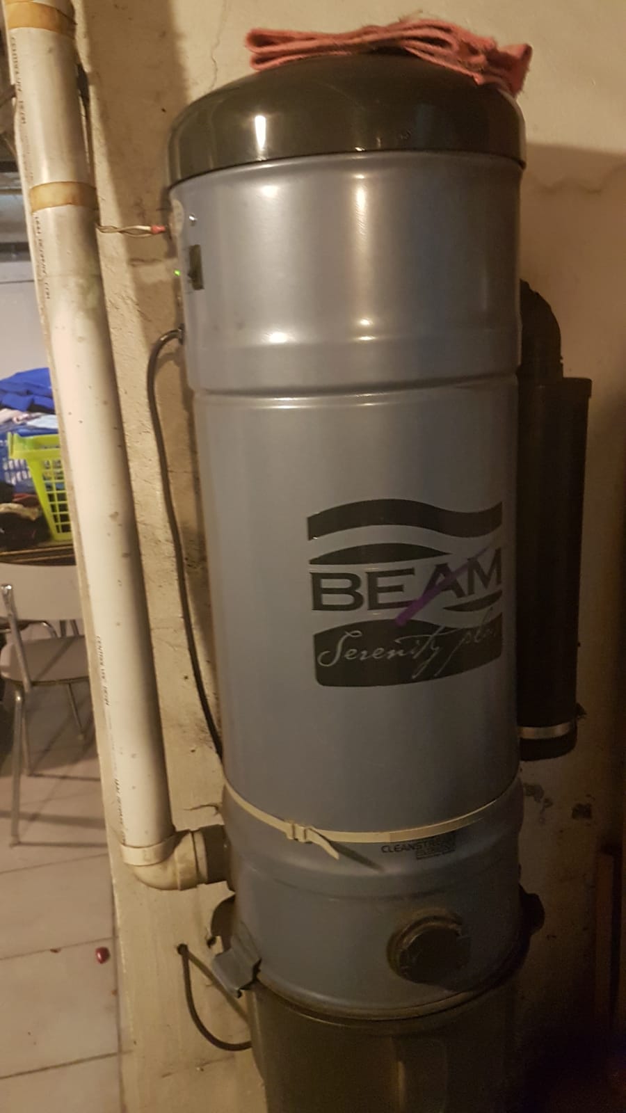 Centrale Beam Serenity Plus — intervention AspiWall