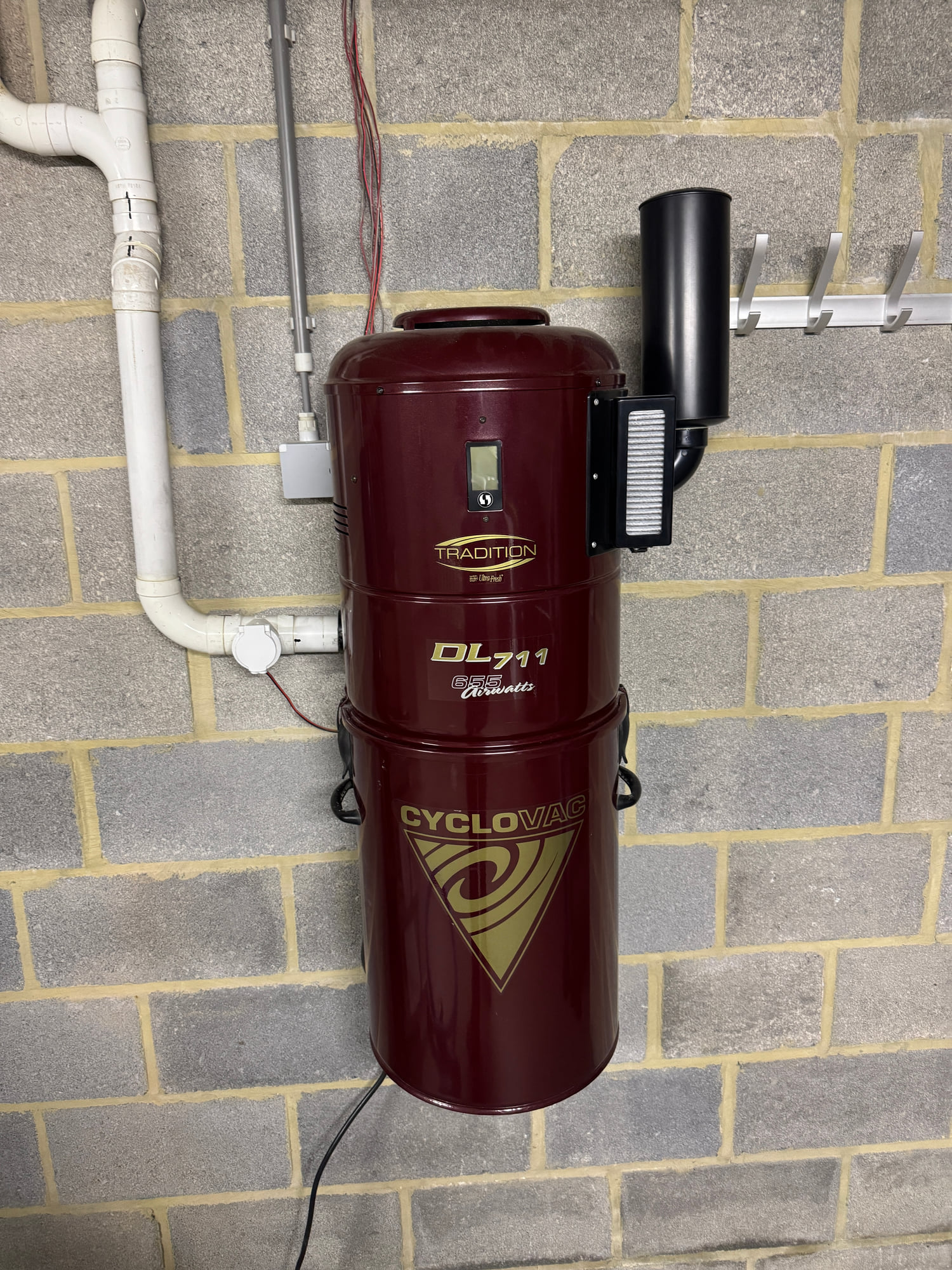 Centrale Cyclovac DL711 — intervention AspiWall