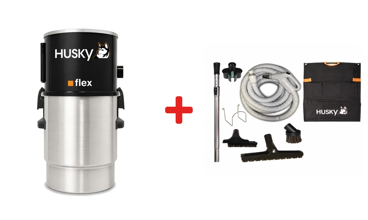 Centrale Husky Flex avec son set d'accessoires SET BIP